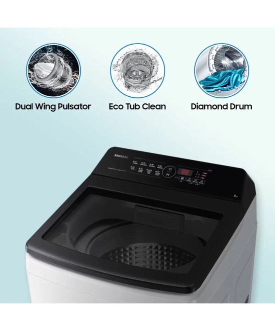 LG 8 kg Fully Automatic Top Load Washing Machine