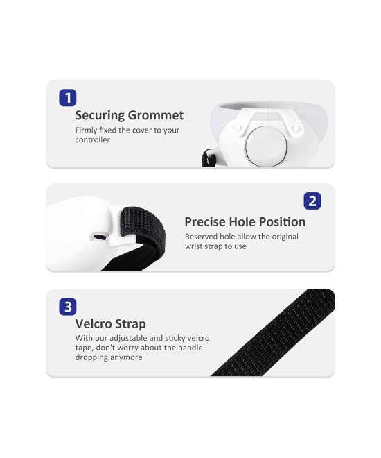 Rumbloo Silicone Controller Grip Cover for Oculus Quest 2